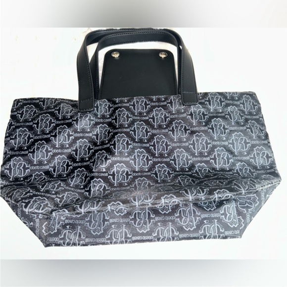 Roberto Cavalli Black and Gray Tote Bag. NWOT - Picture 6 of 9
